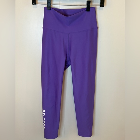Peloton Activewear Trio - Black, Purple, Red Leggings - Picture 8 of 10